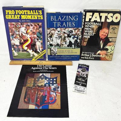 Ravens Vs.Browns 2013 Tkt And Football Memoirs 