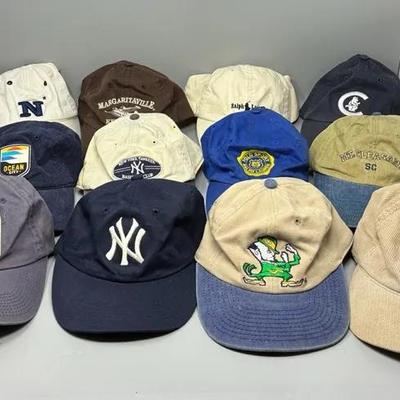 Collection of Twelve Vintage Baseball Caps