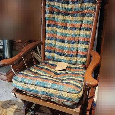 Vintage Hard Rock Maple - Tell City - Glider/Rocking Chair