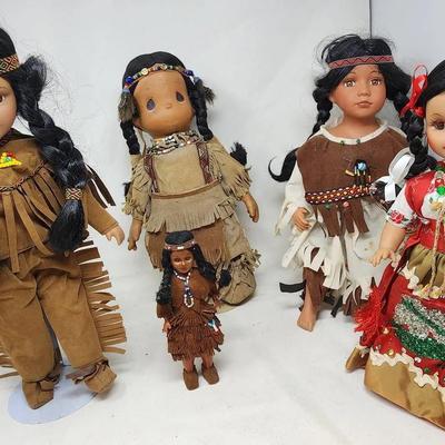 South American And Native American Dolls