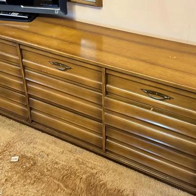 Nine Drawer Dresser By American Of Martinsville 