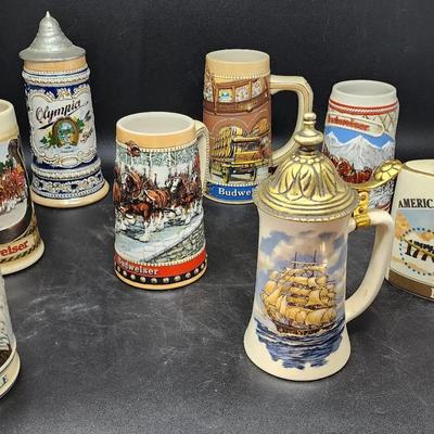 European & Anheuser-Busch Tankards And Steins