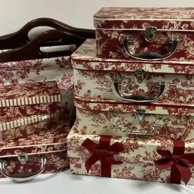 Storage Boxes, "Knit-Knack" Bags & Stationery Set