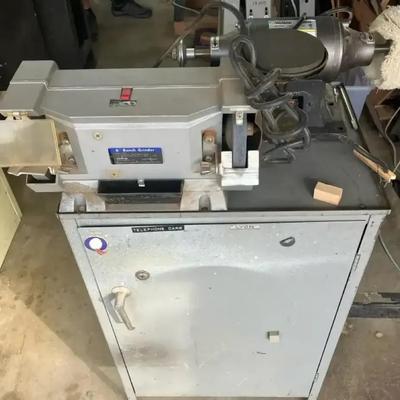 CENTRAL MACHINERY 6" Bench Buffer & JCPenney 6" Bench Grinder