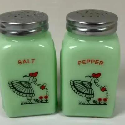 "Watering Flowers" Salt & Pepper Shakers