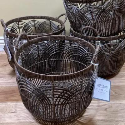 Hudson Home Storage Baskets (4)