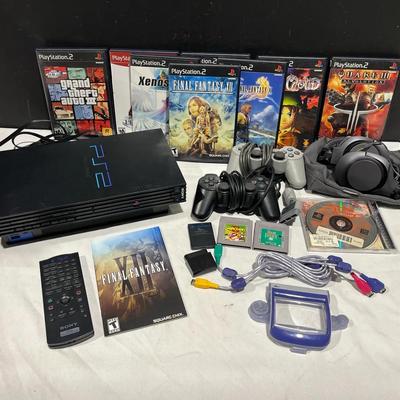 PlayStation2 Console Bundle & Games Featuring Final Fantasy Xll