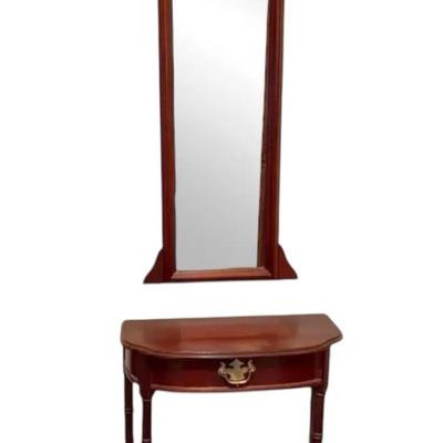 Entryway Table & Wall Mirror 