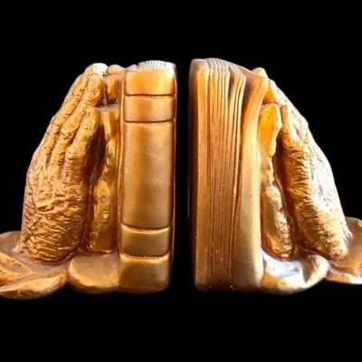 Prayer Hand Bookends