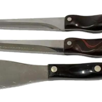 CUTCO Kitchen Knives & Spatula Spreader (#21, 1021, 1786)