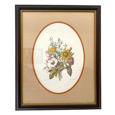 Framed Floral Print (16”x20”)