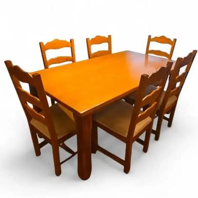 7-Piece Solid Wood Dining Room Set