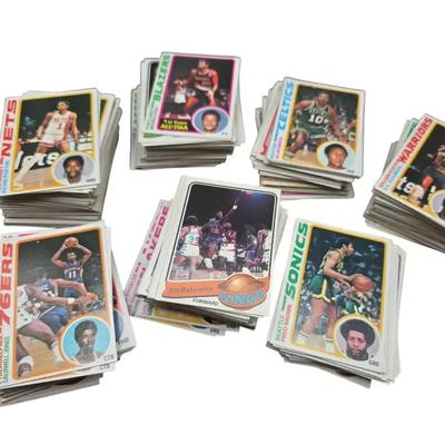 Stacks of '70s Basketball Cards!