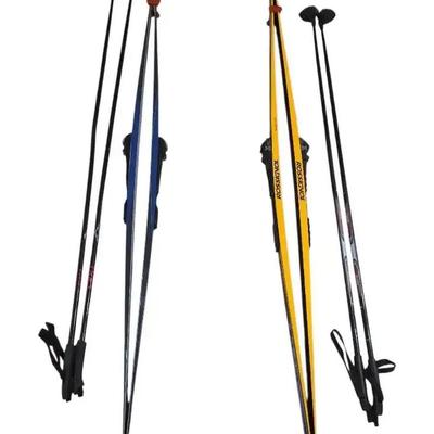 Alpina and Rossignol Cross Country Skis