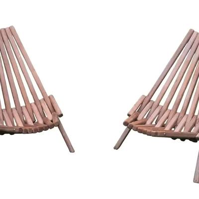 Foldable Wooden Campfire Chairs
