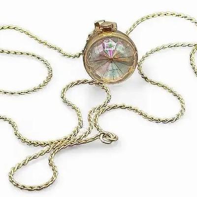 Vintage SEIKO Pendant Watch with Chain Necklace