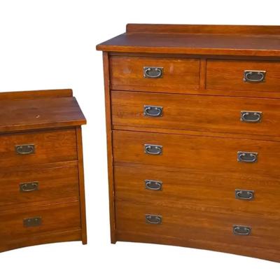 Matching Dresser and Nightstand 