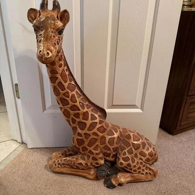 Ceramic Giraffe 22 X 8 X 32