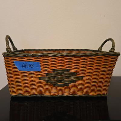 12" X 20" Wicker Basket