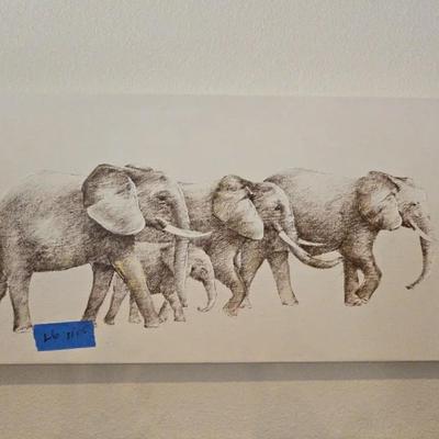 Elephant Wall Decor 31 In X 16 In