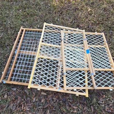 Three Assorted Adjustable Gates