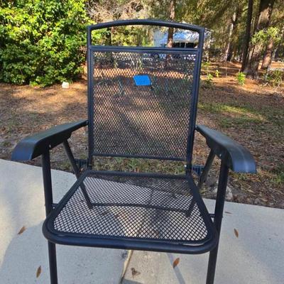 Metal Folding Chairs (Pair)
