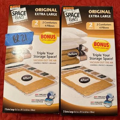Set Of Two Space Bags, New Inbox