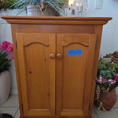 Wooden Two-door Cabinet Only, 24 Inch By 34 Inch By 18 In