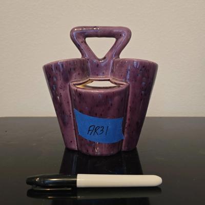 Purple Ceramic Decor