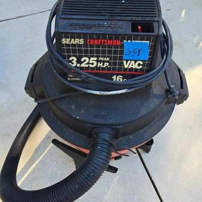 Sears 16 Gal Wet Dry Vac