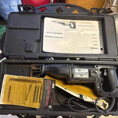 Craftsman reciprocating saw in case
