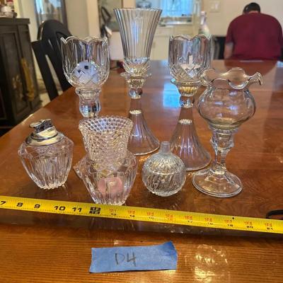 7 Pieces Glass Decor