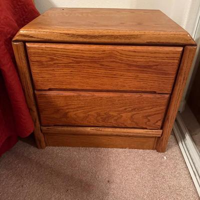 Pair Of Wood Nightstands 24 X 16 X 22 Right Track By kenlin
