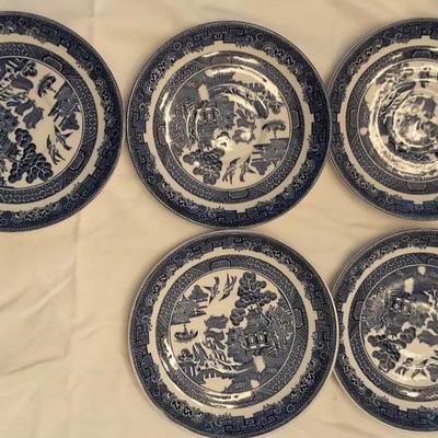 Set Of 10 5’ 1/2” Saucer Johnson Brothers 