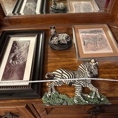 Zebra Themed Decor