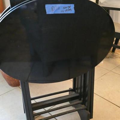 Set Of 4TV Trays 23 In By 30 Inches With Stand