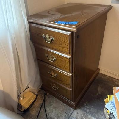 Two drawer filing cabinet 17 1/2 x 24 x 34