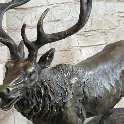 Bronze elk