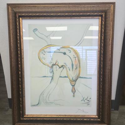 Dali on Vintage Paper