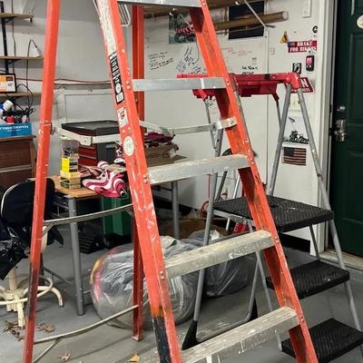 8 Foot Ladder & Cosco Painters Ladder (2)