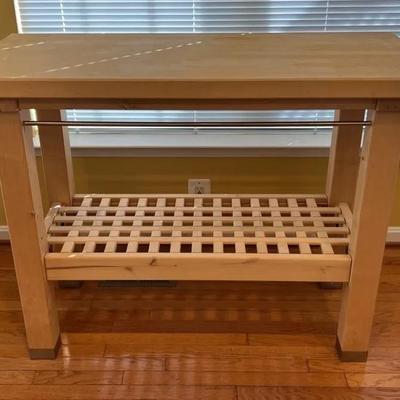 IKEA Wooden Butcher Block Island