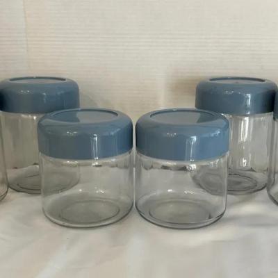 Gemco Glass Storage Canisters (6)