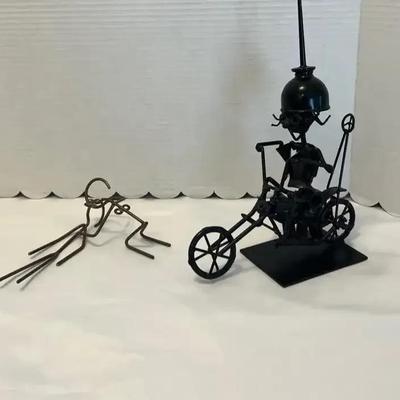 Pair Of Metal Sculptures (2)