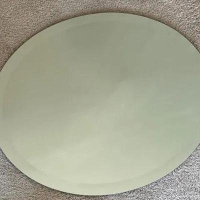Beveled Oval Mirror 