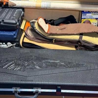 Collection Of Gun Accessories Cleaning, Carrying & More