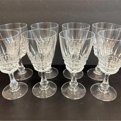 Crystal Red Wine Glasses (8)