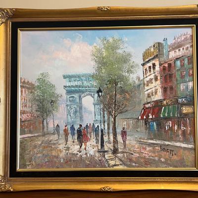 Arc de Triomphe Oil Painting