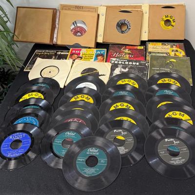 Vintage 45 Record Collection 