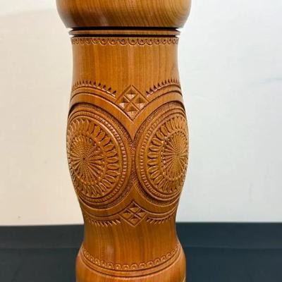 Beautiful Hand Carved Vase 