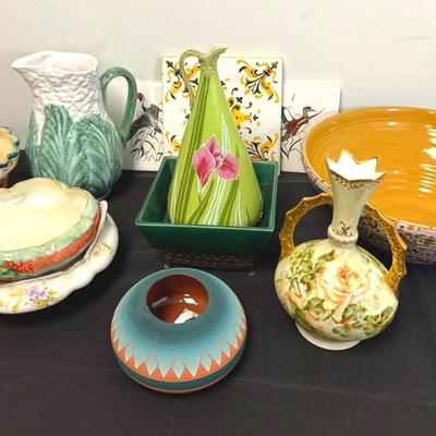 Decorative Pottery & Ceramic Tableware Assortment